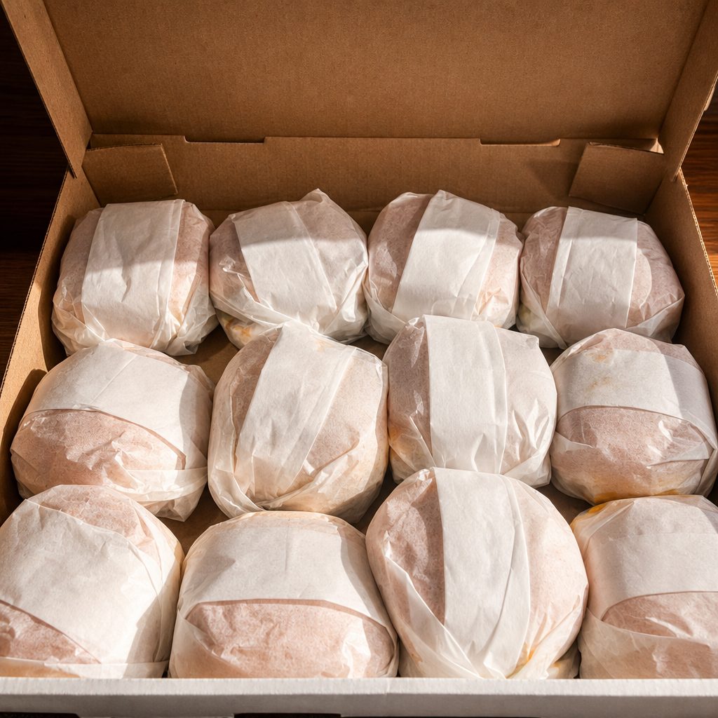 Box of Double Cheeseburgers (12).