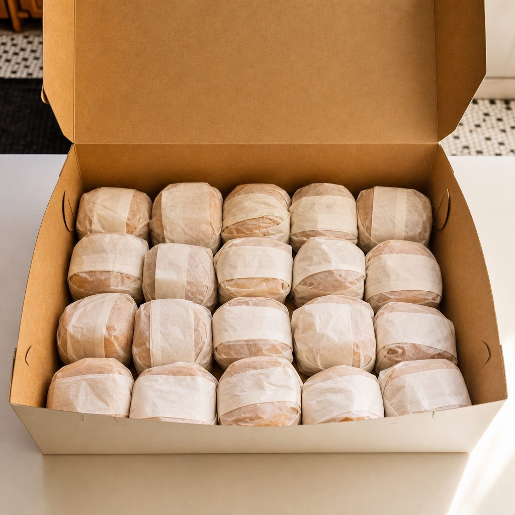 Party Pack Double Cheese Burgers (24 count).