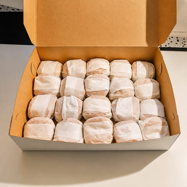 Party Pack Burgers (24 count).