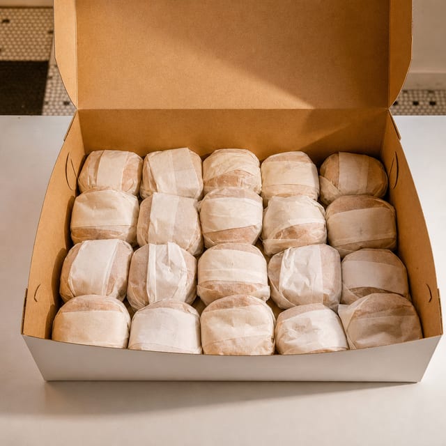 Party Pack Cheese Burgers (24 count).